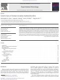 Cover page: Genetic basis of human circadian rhythm disorders.