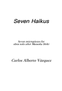 Cover page: Seven Haikus