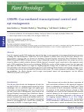 Cover page: CRISPR-CAS mediated transcriptional control and epi-mutagenesis