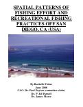 Cover page: SPATIAL PATTERNS OF FISHING EFFORT AND RECREATIONAL FISHING PRACTICES OFF SAN DIEGO, CA (USA)