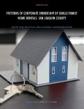 Cover page: Patterns of Corporate Ownership of Single Family Home Rentals: San Joaquin County