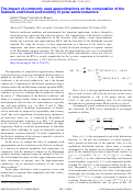 Cover page: The impact of commonly used approximations on the computation of the Seebeck coefficient and mobility of polar semiconductors