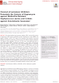 Cover page: Classical β-Lactamase Inhibitors Potentiate the Activity of Daptomycin against Methicillin-Resistant Staphylococcus aureus and Colistin against Acinetobacter baumannii