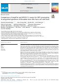 Cover page: Comparison of AmpFire and MY09/11 assays for HPV genotyping in anogenital specimen of Rwandan men who have sex with men