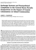 Cover page: Exchange Systems and Sociopolitical Complexity in the Central Sierra Nevada: Perspectives on the Impact of Coastal Colonization on Inland Communities