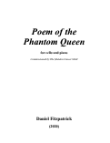 Cover page: Poem of the Phantom Queen