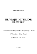 Cover page: El Viaje Interior (Inner Trip)