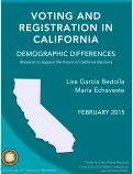 Cover page: Voting and Registration in California: Demographic Differences