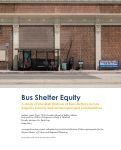 Cover page: Bus Shelter Equity: A study of the distribution of bus shelters in Los Angeles County and unincorporated communities&nbsp;