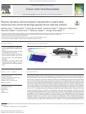 Cover page: Physical, chemical, and toxicological characteristics of particulate emissions from current technology gasoline direct injection vehicles