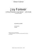 Cover page: Joy Forever