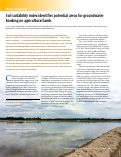 Cover page: Soil suitability index identifies potential areas for groundwater banking on agricultural lands