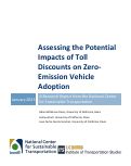 Cover page: Assessing the Potential Impacts of Toll Discounts on Zero-Emission Vehicle Adoption