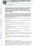Cover page: Conditional reflex to urine culture: Evaluation of a diagnostic stewardship intervention within the Veterans’ Affairs and Centers for Disease Control and Prevention Practice-Based Research Network