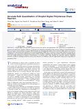 Cover page: Accurate Bulk Quantitation of Droplet Digital Polymerase Chain Reaction