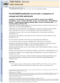 Cover page: The HVTN503/Phambili HIV vaccine trial: a comparison of younger and older participants
