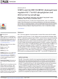 Cover page: SHMT2 and the BRCC36/BRISC deubiquitinase regulate HIV-1 Tat K63-ubiquitylation and destruction by autophagy