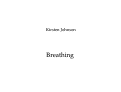 Cover page of Breathing
