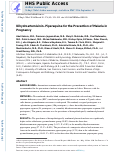 Cover page: Dihydroartemisinin–Piperaquine for the Prevention of Malaria in Pregnancy