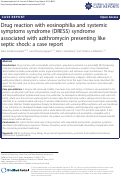 Cover page: Drug reaction with eosinophilia and systemic symptoms syndrome (DRESS) syndrome associated with azithromycin presenting like septic shock: a case report