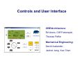 Cover page: Controls and User Interface