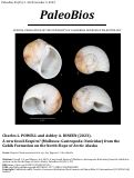 Cover page: A new fossil <em>Euspira</em>? (Mollusca: Gastropoda: Naticidae) from the Gubik Formation on the North Slope of Arctic Alaska