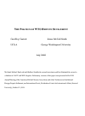 Cover page: The Politics of WTO Dispute Settlement