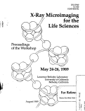 Cover page: X-Ray Microimaging for the Life Sciences, Proceedings of the Workshop