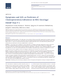 Cover page: Symptoms and QOL as Predictors of Chemoprevention Adherence in NRG Oncology/NSABP Trial P-1