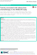 Cover page: Toxicity associated with tuberculosis chemotherapy in the REMoxTB study
