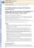 Cover page: Prior Elicitation and Bayesian Analysis of the Steroids for Corneal Ulcers Trial