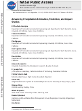 Cover page: Advancing Precipitation Estimation, Prediction and Impact Studies