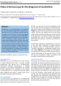 Cover page: Value of dermoscopy for the diagnosis of monilethrix