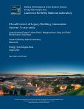 Cover page: Cloud-Control of Legacy Building Automation System: A case study