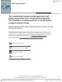 Cover page: The relationship between anthropometry and body composition from computed tomography: The Mediators of Atherosclerosis in South Asians Living in America Study