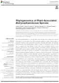 Cover page: Phylogenomics of Plant-Associated Botryosphaeriaceae Species