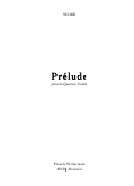 Cover page: Prélude