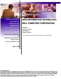 Cover page: Refining and Extending the Business Model with Information Technology: Dell Computer Corporation