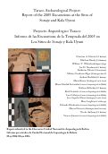 Cover page: Proyecto Arqueologico Taraco: Informe de las Excavaciones de la Temporada del 2005 en los Sitios de Sonaje y Kala Uyuni