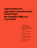 Cover page: Opportunities for Agriculture and Solar in the Urban Fringe: The Antelope Valley as a Case Study