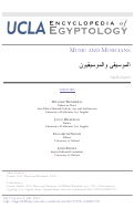 Cover page: Music and Musicians