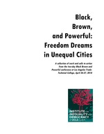 Cover page: Black, Brown, and Powerful: Freedom Dreams in Unequal Cities