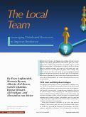 Cover page: The Local Team: Leveraging Distributed Resources to Improve Resilience
