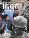 Cover page of IGCC 2013 Annual Report