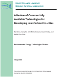 Cover page: A Review of Commercially Available Technologies in Developing Low Carbon Eco-cities: