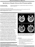 Cover page: Spontaneous Otogenic Intracerebral Pneumocephalus