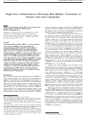 Cover page: Single-dose administration of Bowman-Birk inhibitor concentrate in patients with oral leukoplakia.