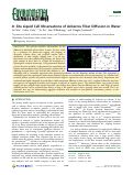 Cover page: In Situ Liquid Cell Observations of Asbestos Fiber Diffusion in Water