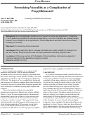 Cover page: Necrotizing Vasculitis as a Complication of Propylthiouracil