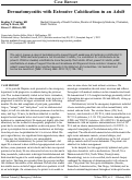 Cover page: Dermatomyositis with Extensive Calciﬁcation in an Adult